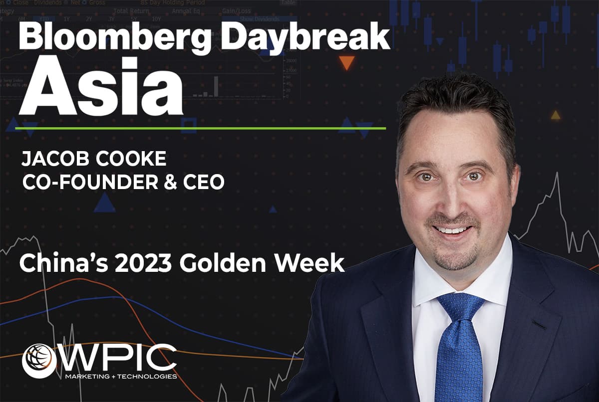 Jacob Cooke speaks on Bloomberg Daybreak Asia - China 2023 Golden Week-2
